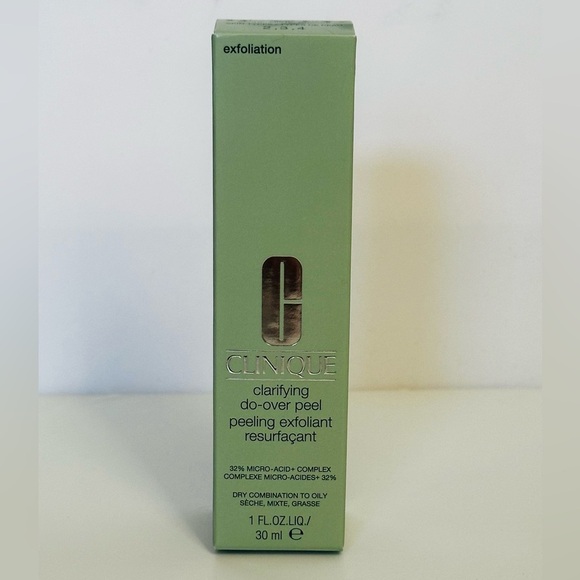 CLINIQUE clarifying do-over peel peeling exfoliant
resurfaçant Do-Over Peel New - Picture 1 of 16